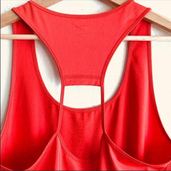 J. Crew Factory coral tank top with cutout Medium - Picture 6 of 8